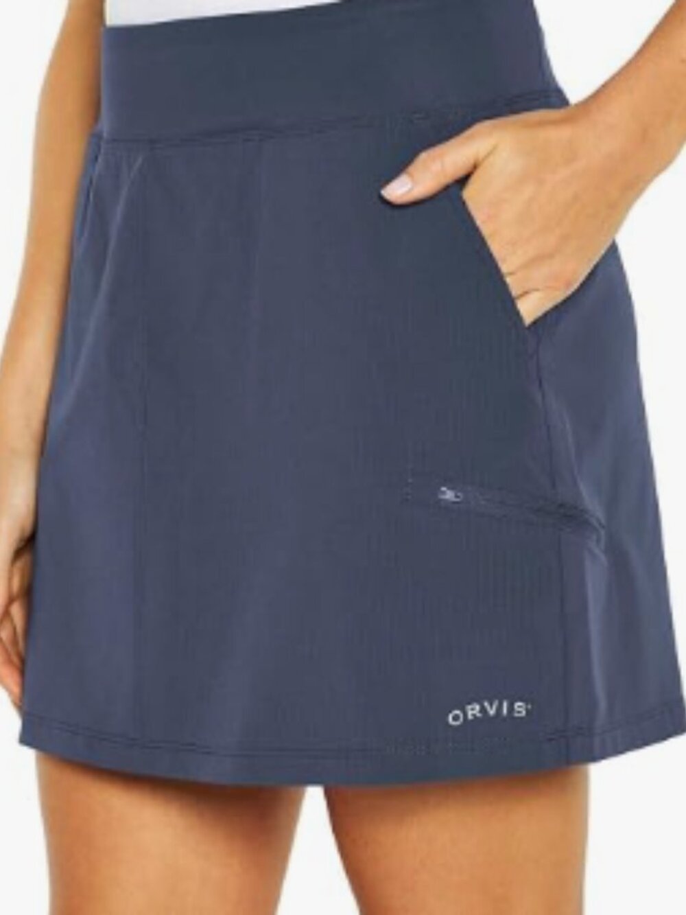 Orvis Women's Size XL Blue Active Skort  Athletic Golf Tennis Hiking Travel